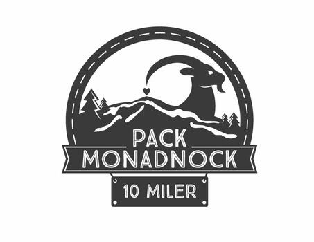 Pack Monadnock 10 Miler logo on RaceRaves