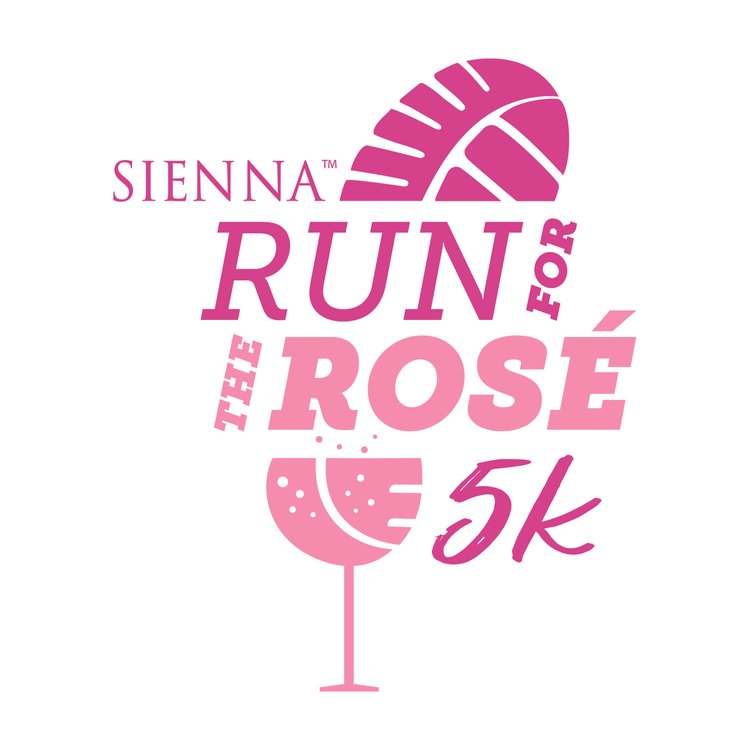 Sienna Run for the Rosé 5K (TX) logo on RaceRaves