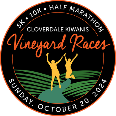 Cloverdale Vineyard Races logo on RaceRaves