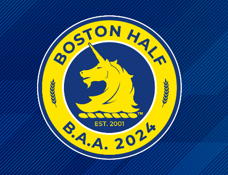 B.A.A. Half Marathon logo on RaceRaves