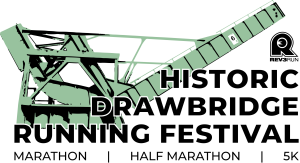 Historic Drawbridge Marathon, Half Marathon, & 5K logo on RaceRaves