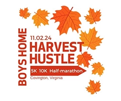 Boys Home Harvest Hustle logo on RaceRaves