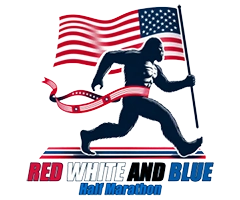 Red, White and Blue Half Marathon logo on RaceRaves