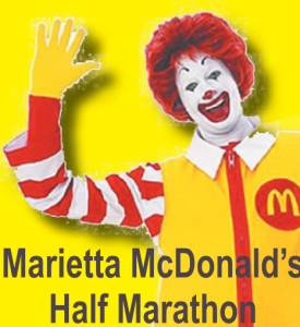 Marietta McDonalds Half Marathon Event logo on RaceRaves