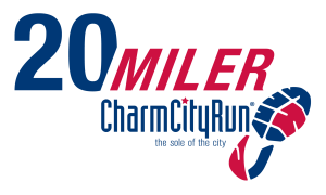 Charm City Run 20 Miler logo on RaceRaves