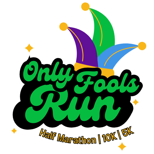 Only Fools Run Half Marathon, 10K & 5K logo on RaceRaves