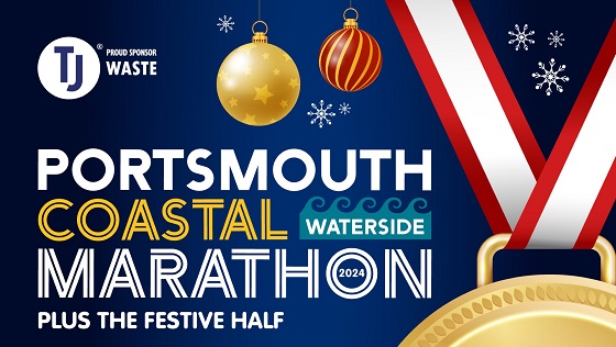 Portsmouth Coastal Waterside Marathon logo on RaceRaves