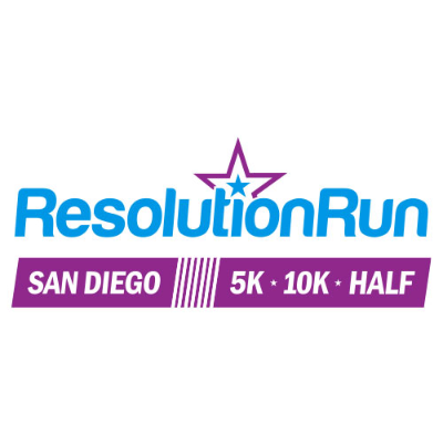 San Diego Resolution Run logo on RaceRaves