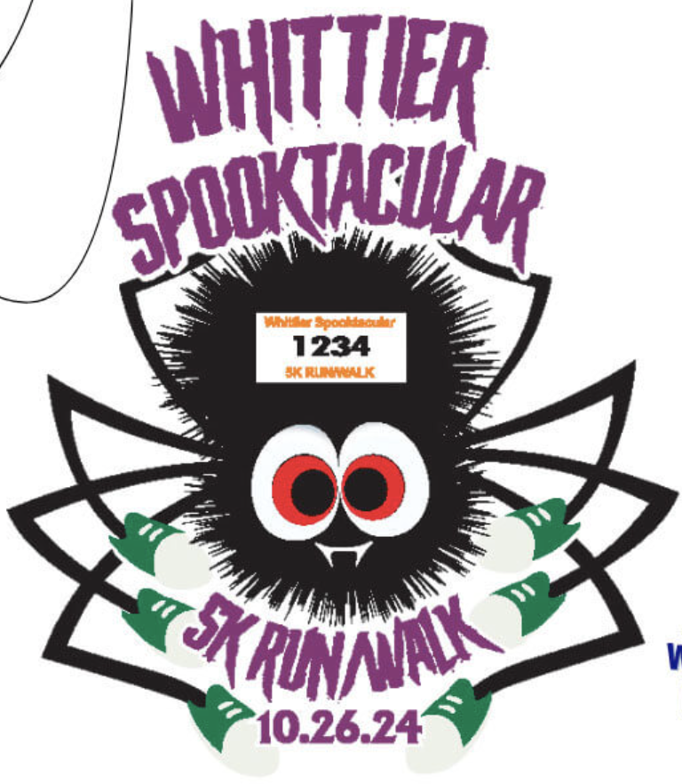 Whittier Spooktacular 5K logo on RaceRaves