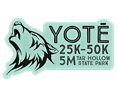 YOTE 50K & 25K logo on RaceRaves