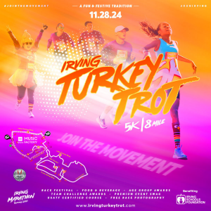 Irving Turkey Trot logo on RaceRaves