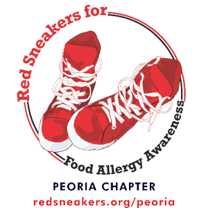 Red Sneakers 5K Peoria logo on RaceRaves