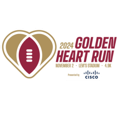 Golden Heart Run logo on RaceRaves