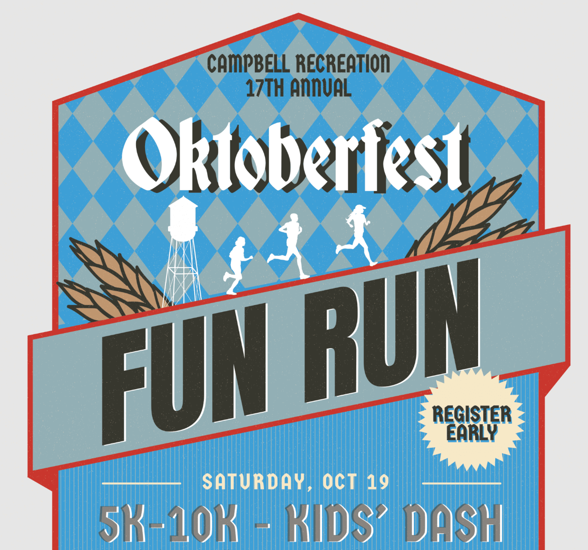 Campbell Oktoberfest Fun Run logo on RaceRaves