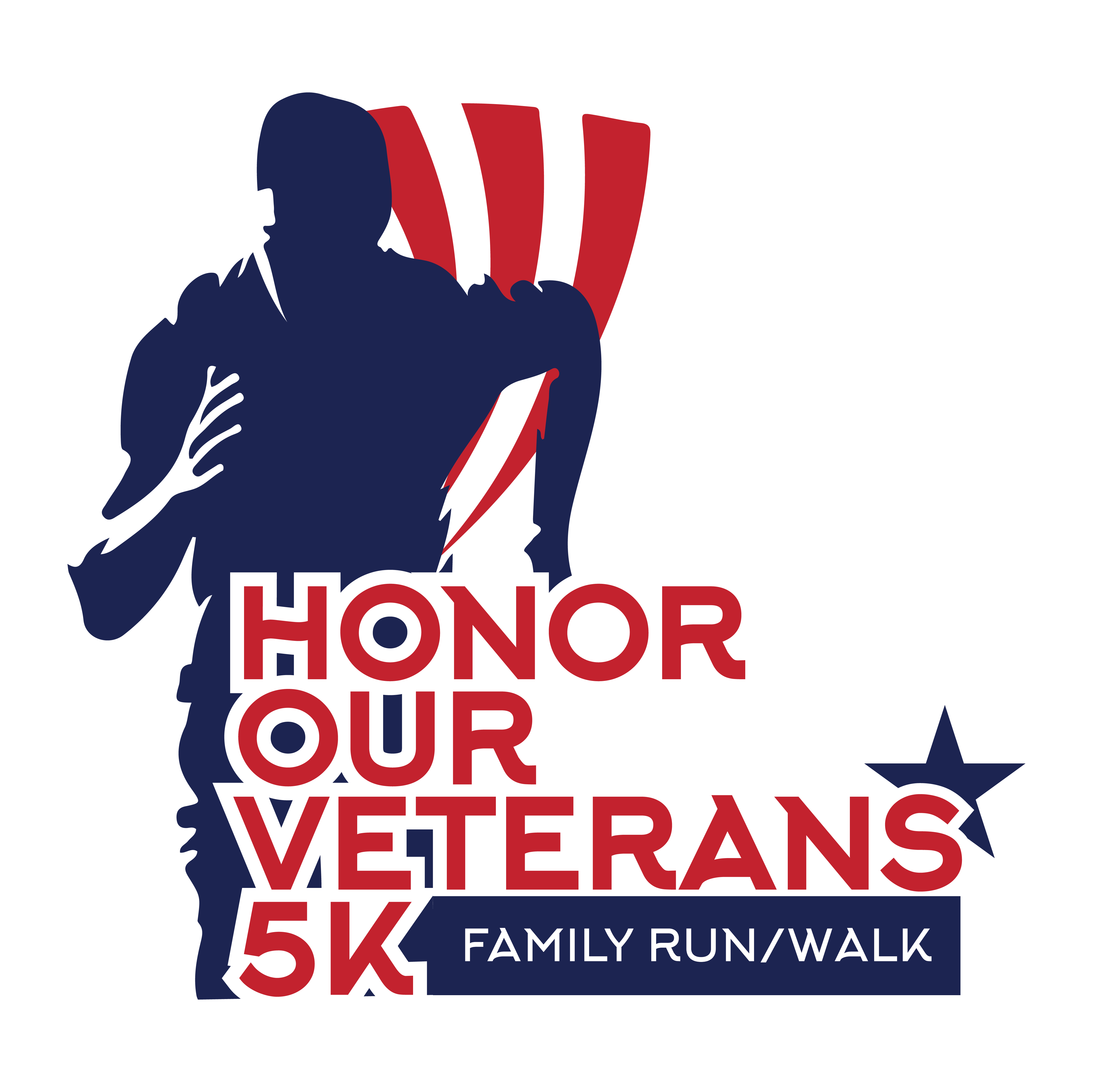 Honor Our Veterans 5K logo on RaceRaves