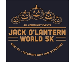 Jack O’Lantern World 5K logo on RaceRaves