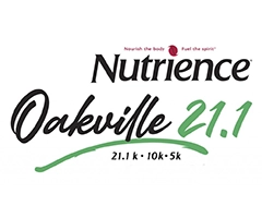 Oakville 21.1 Half Marathon logo on RaceRaves