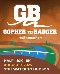 Gopher to Badger Half Marathon logo on RaceRaves