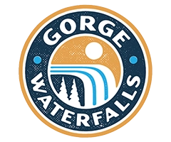 Gorge Waterfalls 100K & 50K logo on RaceRaves