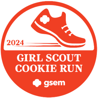 Girl Scouts Go: Run for the Cookies logo on RaceRaves