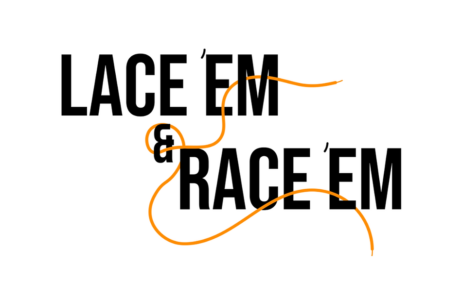 Lace ’em + Race ’em June logo on RaceRaves