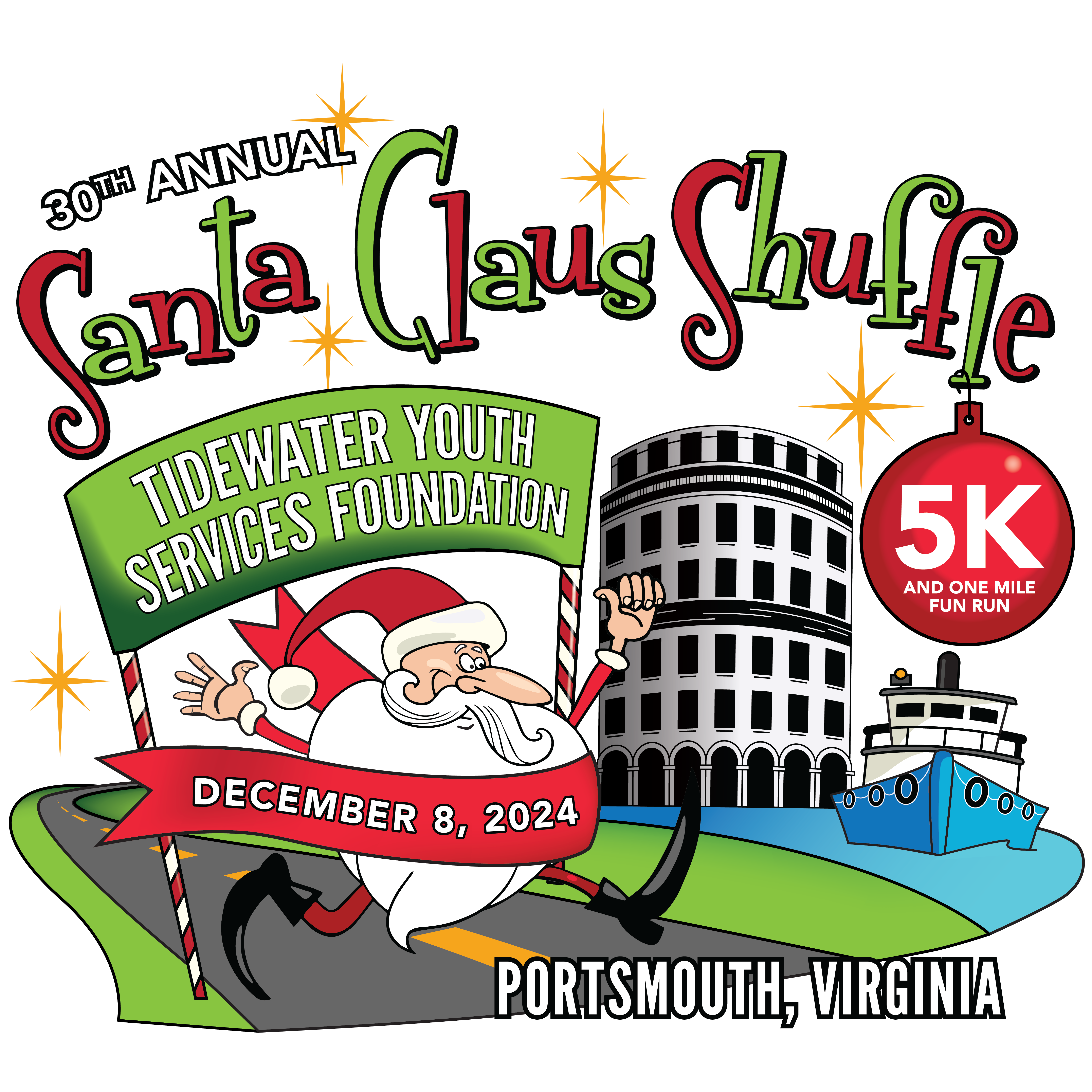 Santa Claus Shuffle (VA) logo on RaceRaves