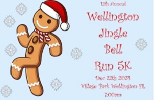 Wellington Jingle Bell 5K logo on RaceRaves