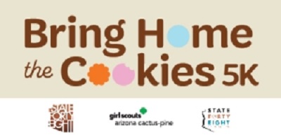 Bring Home the Cookies 5K logo on RaceRaves