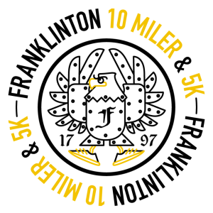 Franklinton 10 Miler and 5K logo on RaceRaves