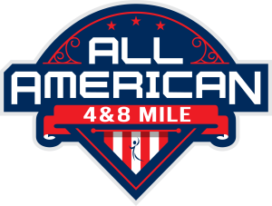 All American 4 & 8 Miler Kansas City logo on RaceRaves