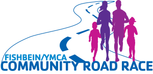 Fishbein YMCA Community Road Race logo on RaceRaves