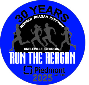 Run the Reagan logo on RaceRaves