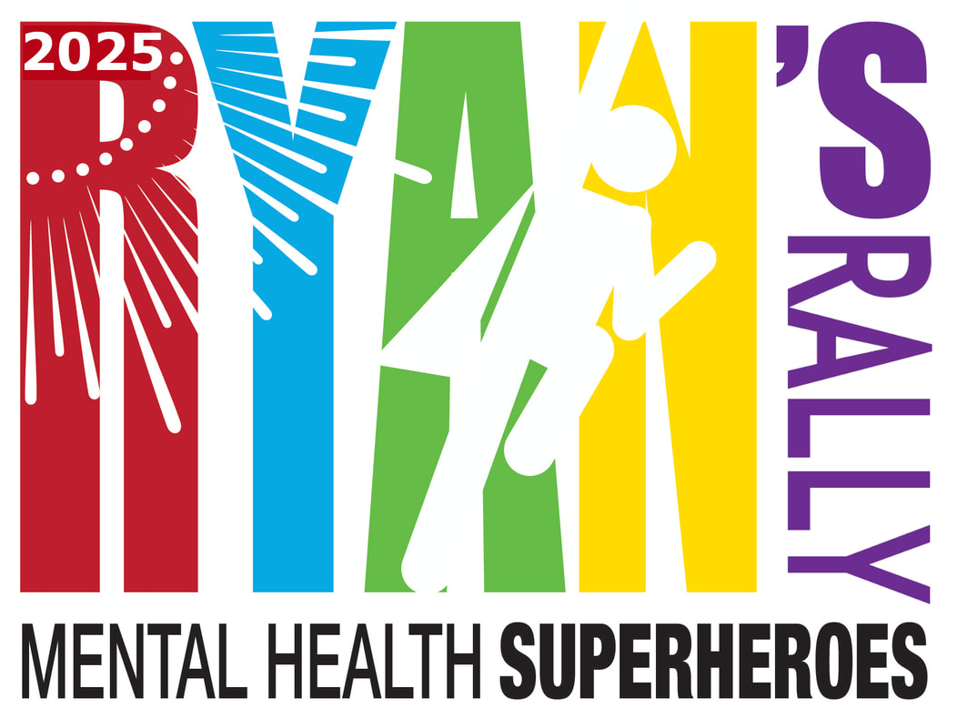 Ryan’s Rally For Mental Health Superheroes logo on RaceRaves