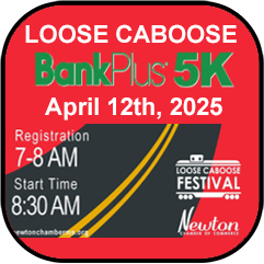 Loose Caboose BankPlus 5K logo on RaceRaves