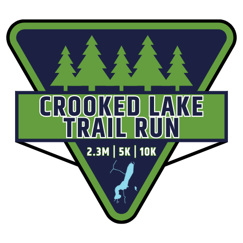 Crooked Lake Trail Run logo on RaceRaves