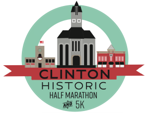 Clinton Historic Half Marathon & 5K logo on RaceRaves