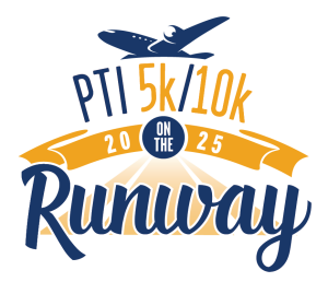 PTI Run on the Runway logo on RaceRaves