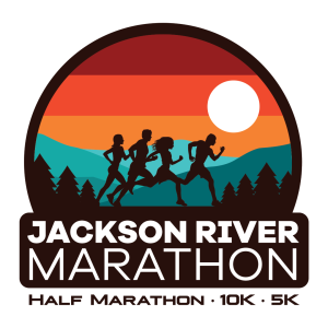 Jackson River Scenic Trail Marathon & Half Marathon logo on RaceRaves