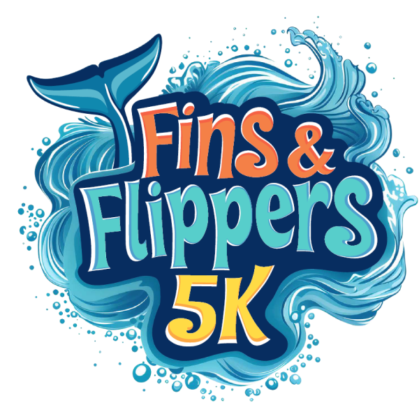 SeaWorld San Diego Fins & Flippers 5K logo on RaceRaves