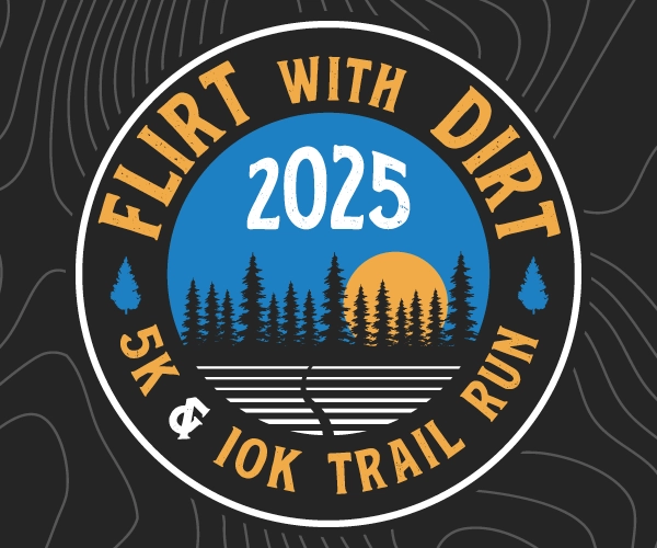 Flirt With Dirt 5K & 10K Trail Run logo on RaceRaves