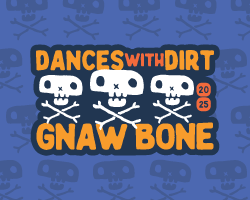 Dances With Dirt Gnaw Bone logo on RaceRaves