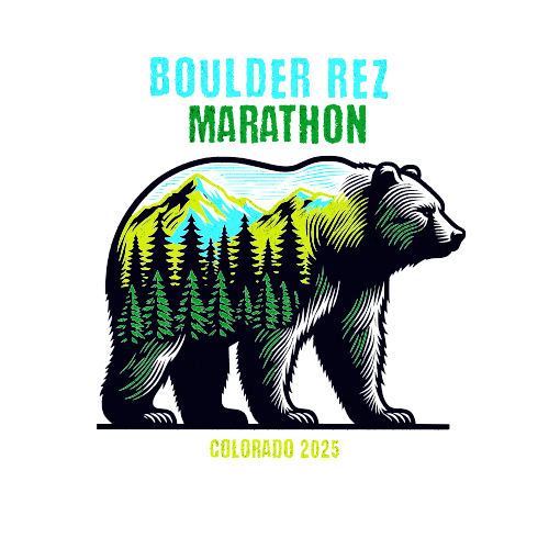 Boulder Rez Marathon logo on RaceRaves