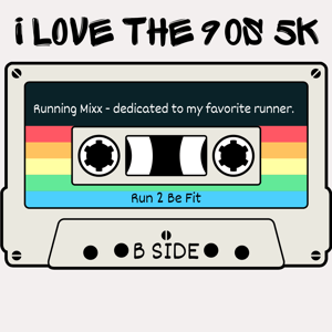 I Love the 90s 5K logo on RaceRaves