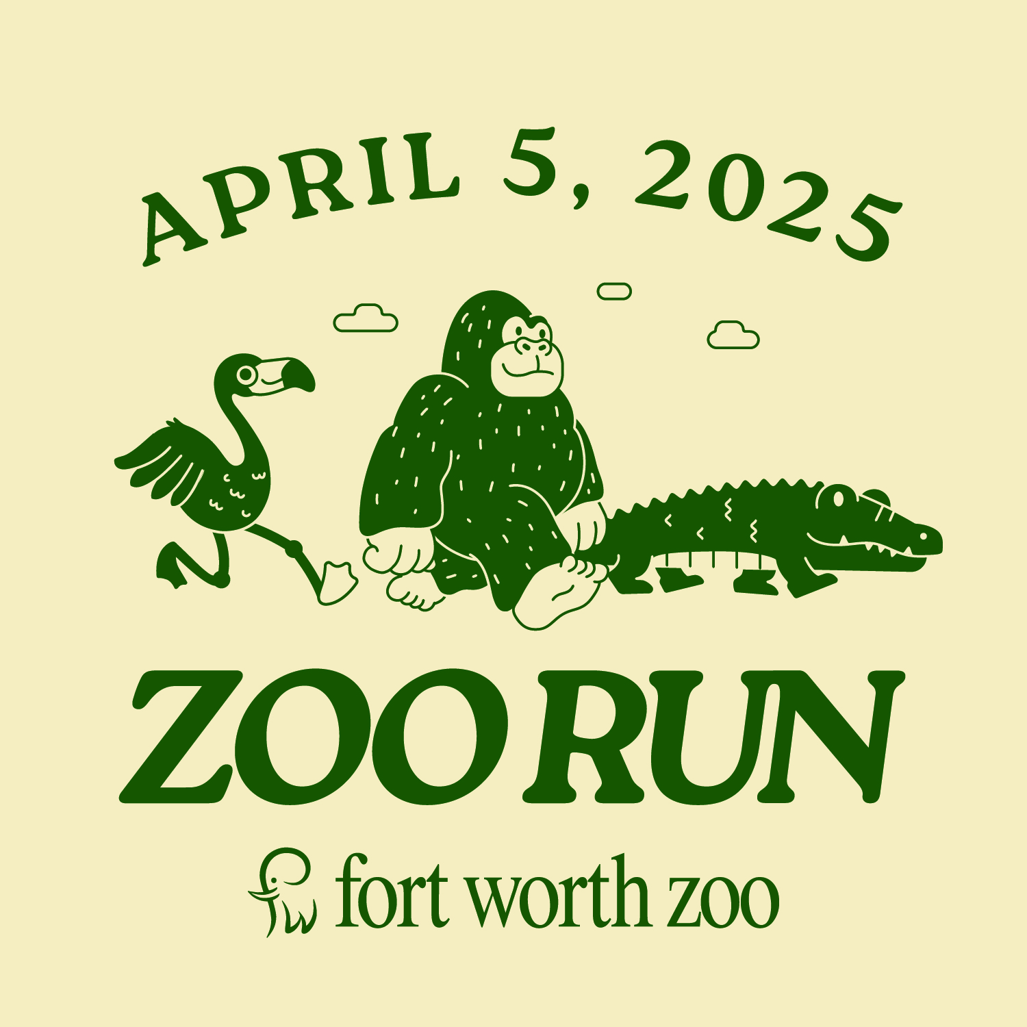 Fort Worth Zoo Run logo on RaceRaves