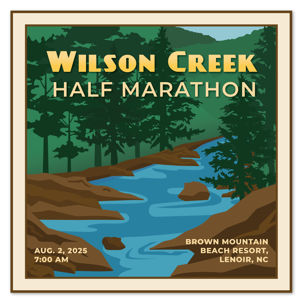 Wilson Creek Half Marathon logo on RaceRaves