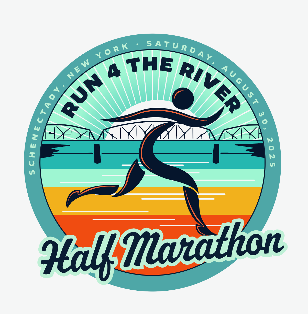 Run 4 the River Half Marathon logo on RaceRaves