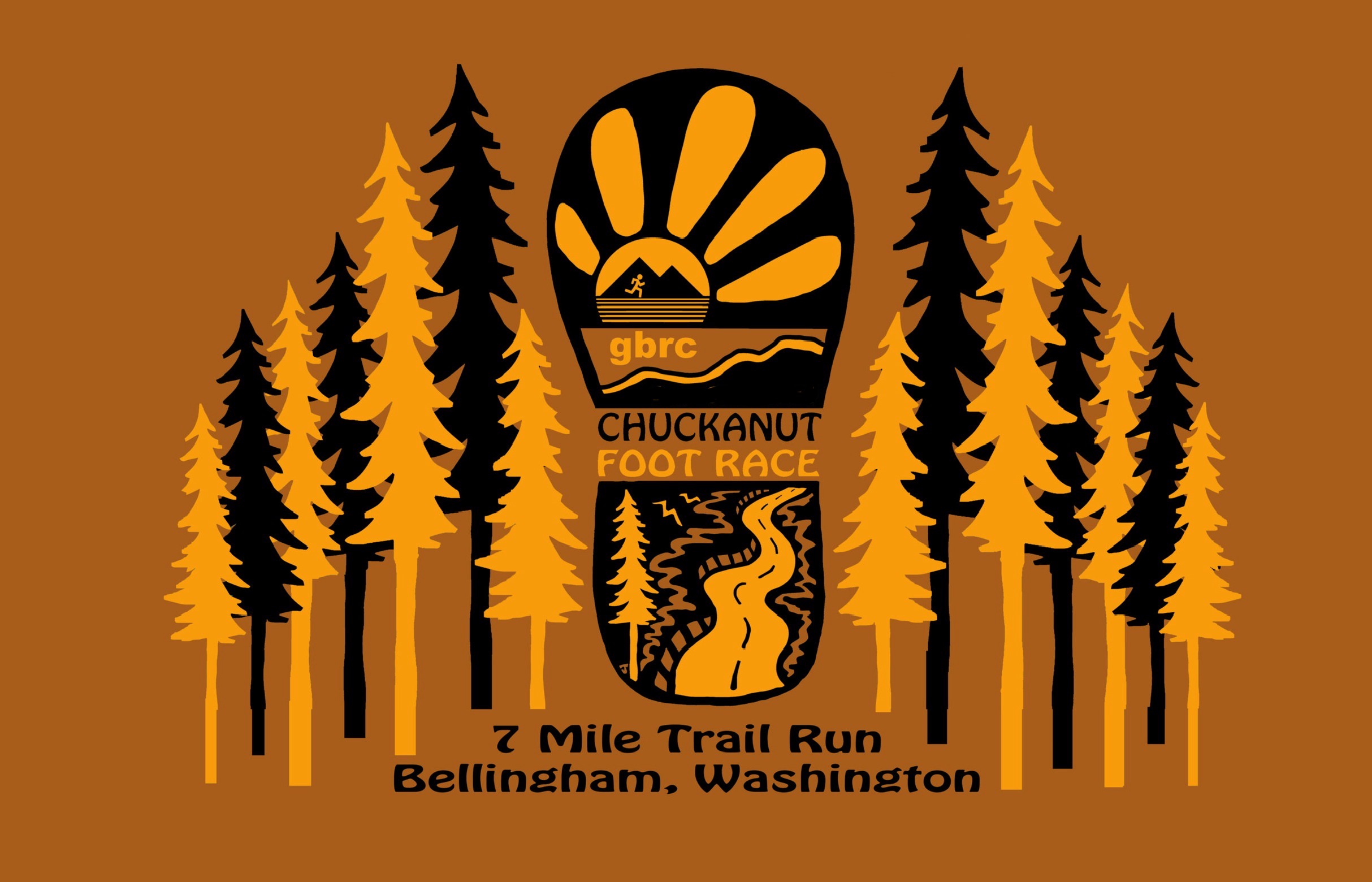 Chuckanut Foot Race logo on RaceRaves