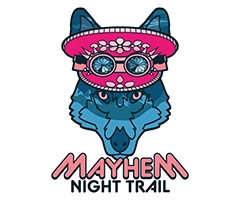 Mayhem Night Trail logo on RaceRaves
