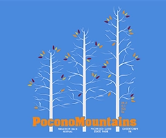 Pocono Mountains Marathon Race Festival logo on RaceRaves