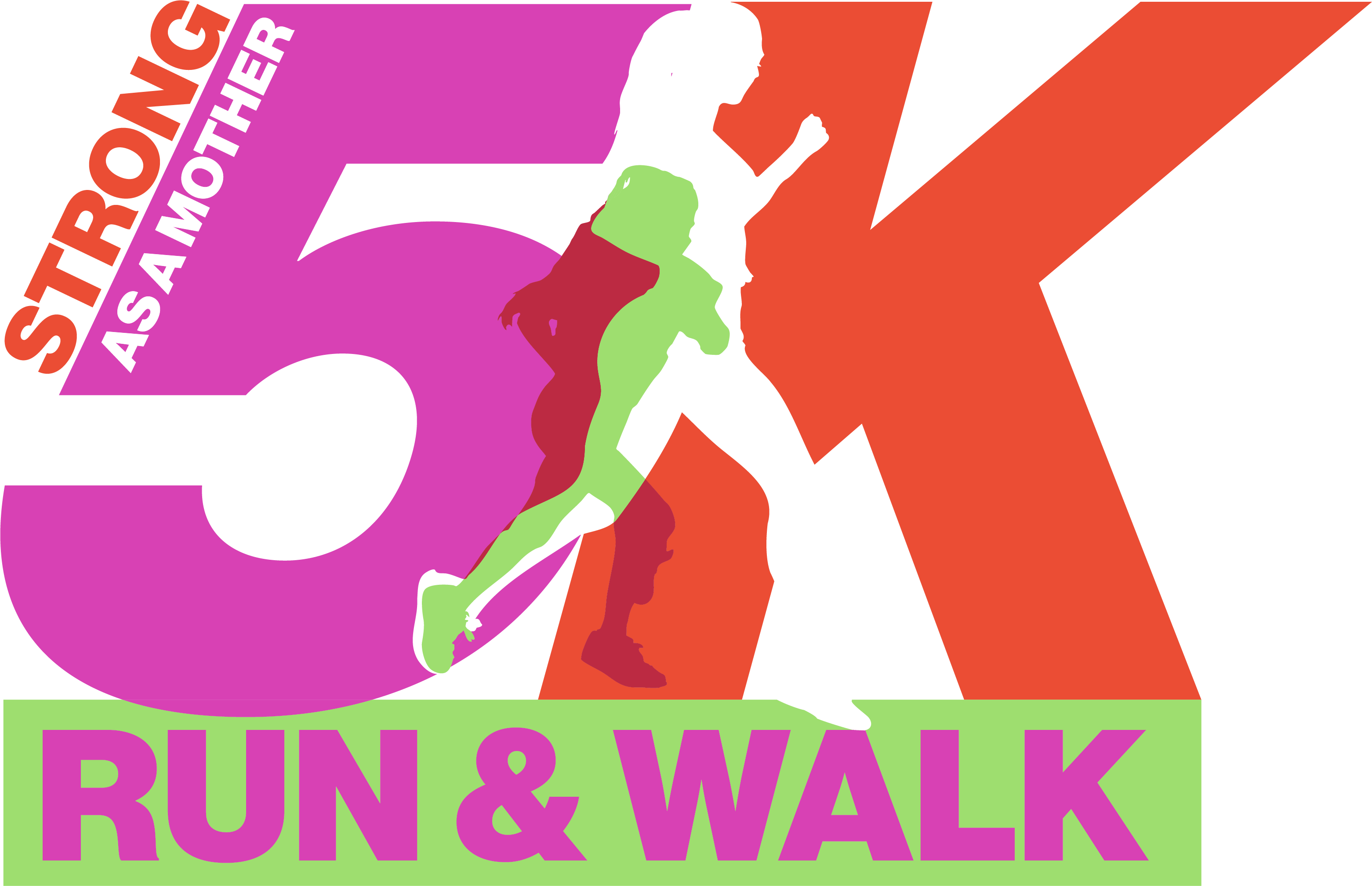 Strong as a Mother 5K logo on RaceRaves